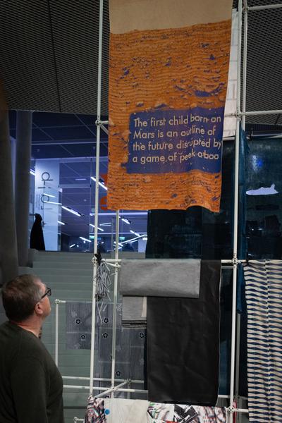 Ralo Mayer &quot;47 Stoffe&quot; (Landesgalerie Burgenland, 25.10.2025 - 25.1.2026) Foto: eSeL.at - Lorenz Seidler