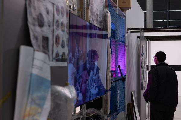 Ralo Mayer &quot;47 Stoffe&quot; (Landesgalerie Burgenland, 25.10.2025 - 25.1.2026) Foto: eSeL.at - Lorenz Seidler