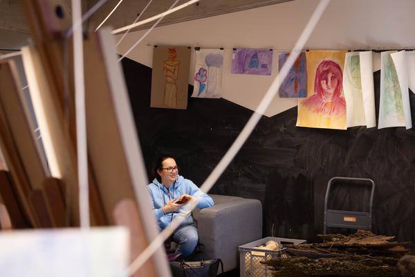 ReGenerativa: Herwig Turk &quot;Wasser&quot; (Kinder Kunst Labor, 19.11.2025) Foto: eSeL.at - Lorenz Seidler