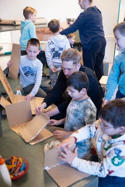 ReGenerativa: Kay Walkowiak &quot;Tiere und andere Spezies, Natur und Pflanzen&quot;  (Kinder Kunst Labor, 19.11.2025) Foto: eSeL.at - Lorenz Seidler