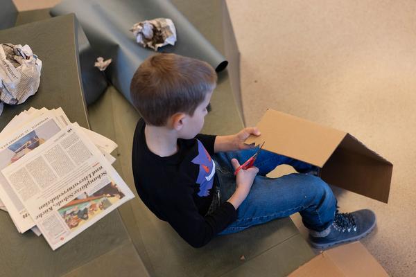 ReGenerativa: Kay Walkowiak &quot;Tiere und andere Spezies, Natur und Pflanzen&quot;  (Kinder Kunst Labor, 19.11.2025) Foto: eSeL.at - Lorenz Seidler