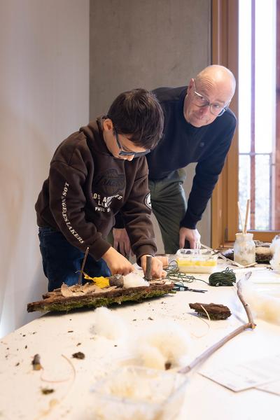 ReGenerativa: Herwig Turk &quot;Wasser&quot; (Kinder Kunst Labor, 19.11.2025) Foto: eSeL.at - Lorenz Seidler