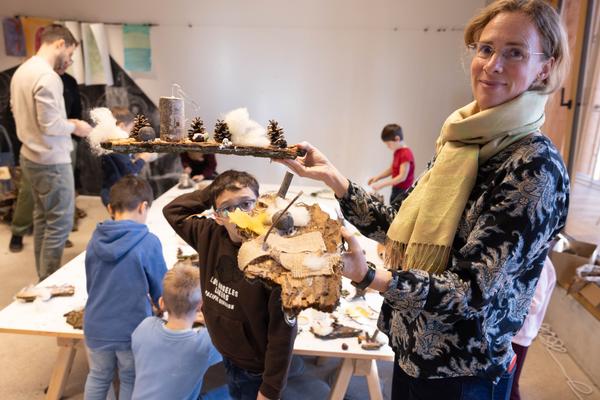 ReGenerativa: Herwig Turk &quot;Wasser&quot; (Kinder Kunst Labor, 19.11.2025) Foto: eSeL.at - Lorenz Seidler