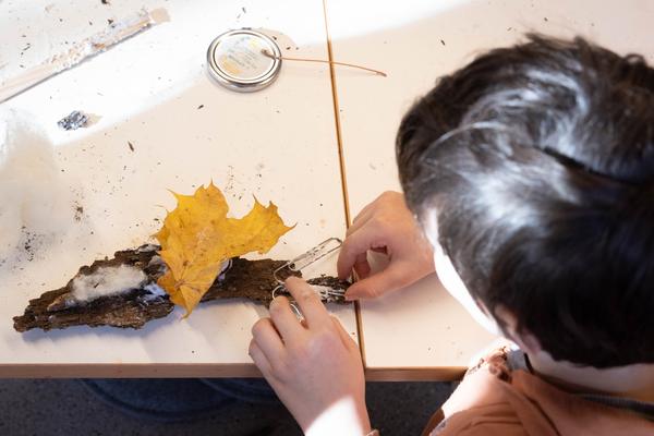 ReGenerativa: Herwig Turk &quot;Wasser&quot; (Kinder Kunst Labor, 19.11.2025) Foto: eSeL.at - Lorenz Seidler