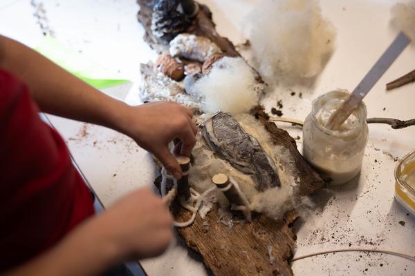 ReGenerativa: Herwig Turk &quot;Wasser&quot; (Kinder Kunst Labor, 19.11.2025) Foto: eSeL.at - Lorenz Seidler