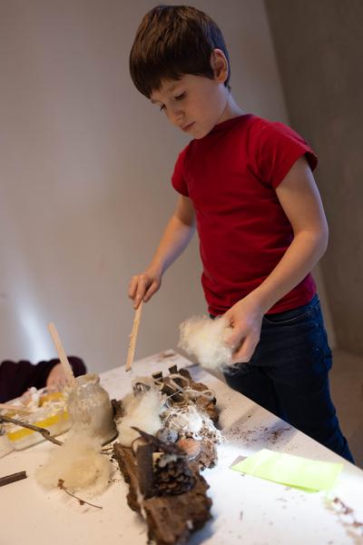 ReGenerativa: Herwig Turk &quot;Wasser&quot; (Kinder Kunst Labor, 19.11.2025) Foto: eSeL.at - Lorenz Seidler