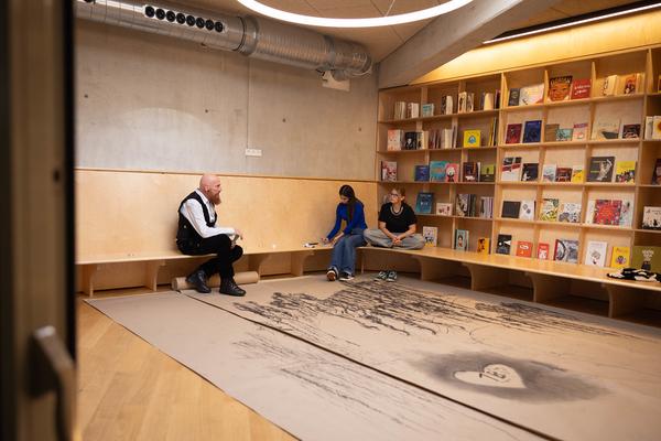 ReGenerativa: Andreas Hoffer &quot;Wald/Holz&quot; (Kinder Kunst Labor, 19.11.2025) Foto: eSeL.at - Lorenz Seidler