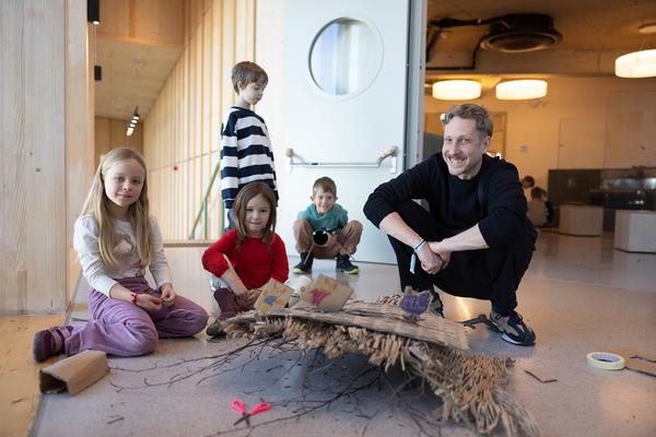 ReGenerativa: Kay Walkowiak &quot;Tiere und andere Spezies, Natur und Pflanzen&quot;  (Kinder Kunst Labor, 19.11.2025) Foto: eSeL.at - Lorenz Seidler
