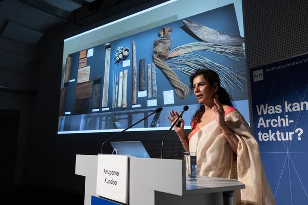 Anupama Kundoo &quot;Reichtum statt Kapital&quot; (Az W Architekturzentrum Wien, 18.9.2025 – 16.2.2026) Foto: eSeL.at - Lorenz Seidler