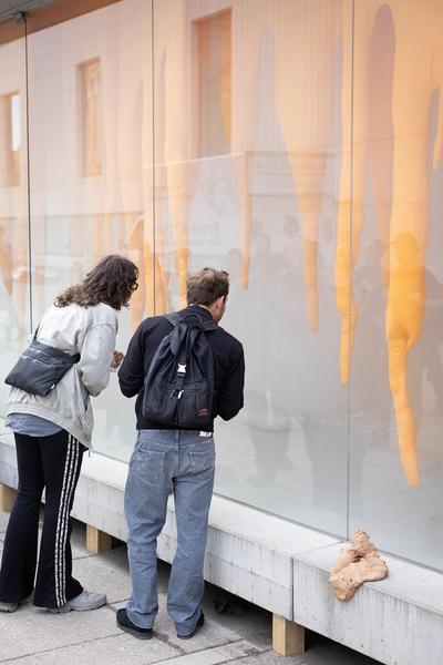 Stephanie Winter &amp; Salon Hybrid &quot;Roots Of Resistance – Fictions Of Survival&quot; (MQ Art Box, 14.5.2025) Foto: eSeL.at - Lorenz Seidler