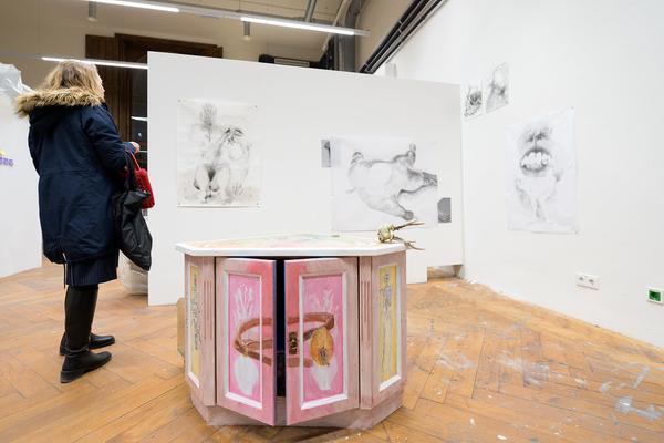 Rundgang 2026 (Akademie der bildenden Künste Wien - Schillerplatz, 22. - 25.01.2026) Foto: eSeL.at - Joanna Pianka