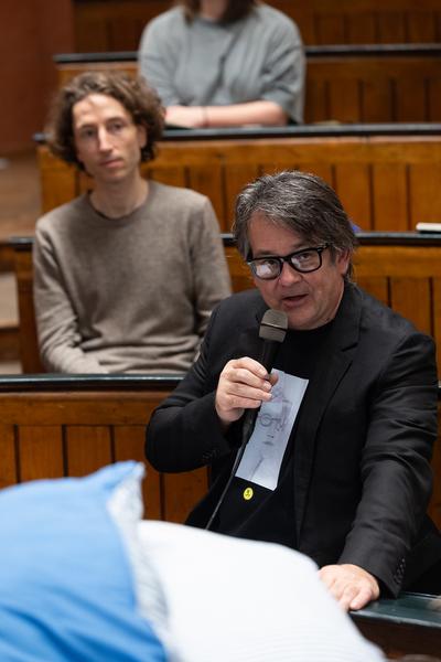 Salon Futur: &quot;From Burnout to Siesta&quot;  (Anatomiesaal Akademie, 10.11.2025) Foto: eSeL.at - Lorenz Seidler