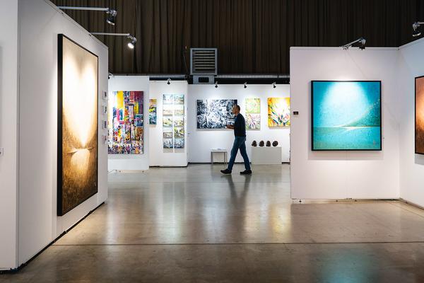 Affordable Art Fair Vernissage (Marxhalle, 22..05.2025) Foto: eSeL.at - Robert Puteanu