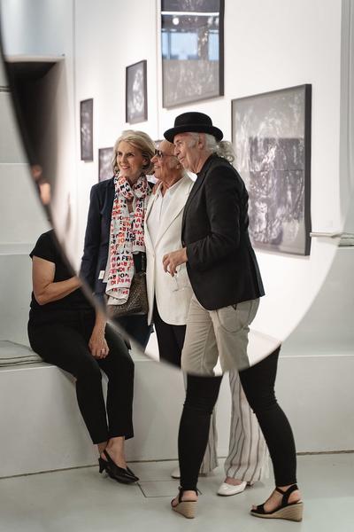 Eva Schlegel - Reflexionen 14.06. - 05.10.2025 (Landesgalerie Burgenland Hauptraum, 13.06.2025) Foto: eSeL.at - Robert Puteanu