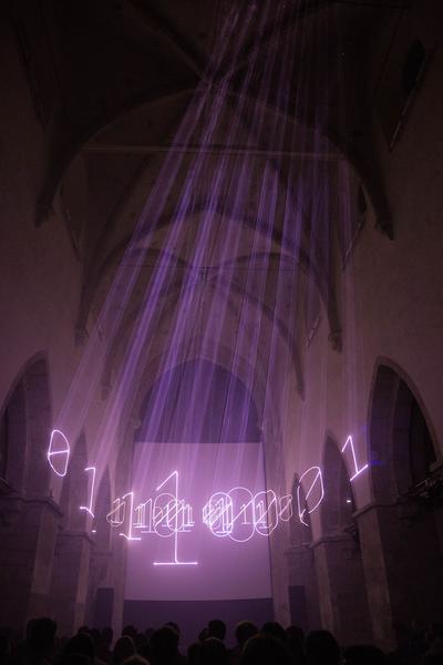 Minoritenkirche Krems: Robert Henke - Lumiere (25.4.2014, donaufestival) Foto: (c) eSeL.at