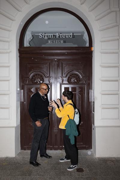 Eröffnung Senon Williams "Further/Farther" (Sigmund Freud Museum - Schauraum Berggasse 19, 8.10.2026) Foto: eSeL.at - Lorenz Seidler