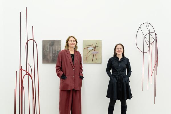 Senza Fine - Suse Krawagna
mit Viktoria Morgenstern (Galerie3 Wien, 10.04. - 29.05.2026) Foto: eSeL.at - Robert Puteanu