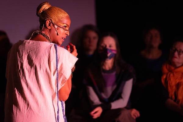 VIENNA ART WEEK: Sheri Avraham: &quot;Mizrachi Futurism: Situated Systems&quot; (Jüdisches Museum Wien, 13.11.2025) Foto: eSeL.at - Lorenz Seidler