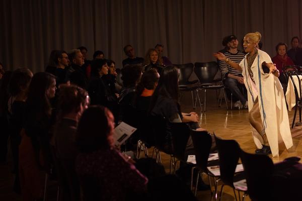 VIENNA ART WEEK: Sheri Avraham: &quot;Mizrachi Futurism: Situated Systems&quot; (Jüdisches Museum Wien, 13.11.2025) Foto: eSeL.at - Lorenz Seidler