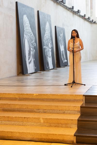 Soli Kiani "Hope moves History towards Freedom" (Dominikanerkirche Krems, 26.6.2026) Foto: eSeL.at - Lorenz Seidler