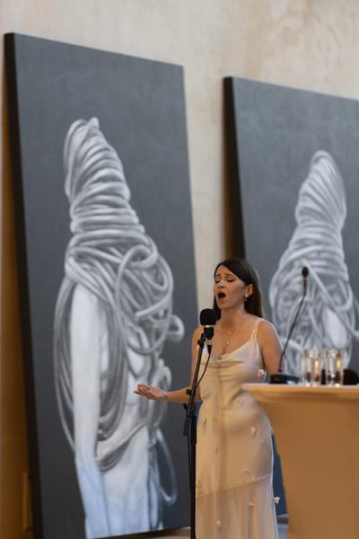 Soli Kiani "Hope moves History towards Freedom" (Dominikanerkirche Krems, 26.6.2026) Foto: eSeL.at - Lorenz Seidler