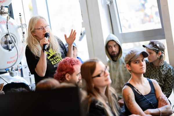 Klima Biennale: Solutions &amp; Strategies (Badeschiff, 29.04. - 03.05.2026) Foto: eSeL.at - Joanna Pianka