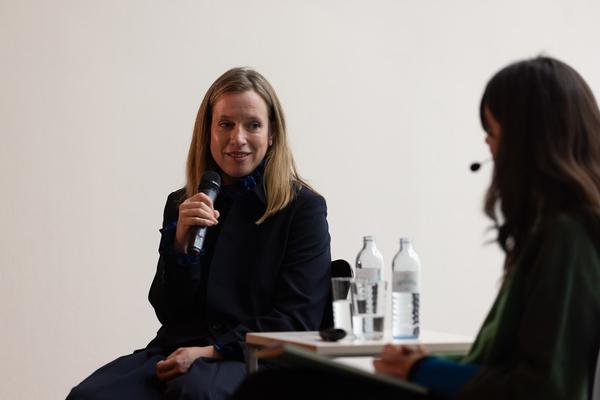 VIENNA ART WEEK: Sophie von Hellermann im Gespräch mit Michelle Cotton (Kunsthalle Wien, 11.11.2025) Foto: eSeL.at - Lorenz Seidler