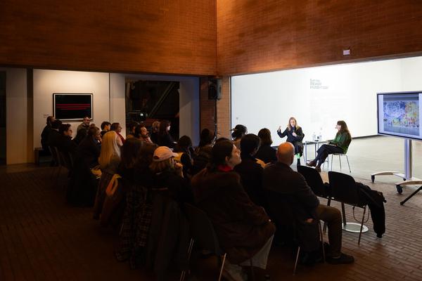 VIENNA ART WEEK: Sophie von Hellermann im Gespräch mit Michelle Cotton (Kunsthalle Wien, 11.11.2025) Foto: eSeL.at - Lorenz Seidler