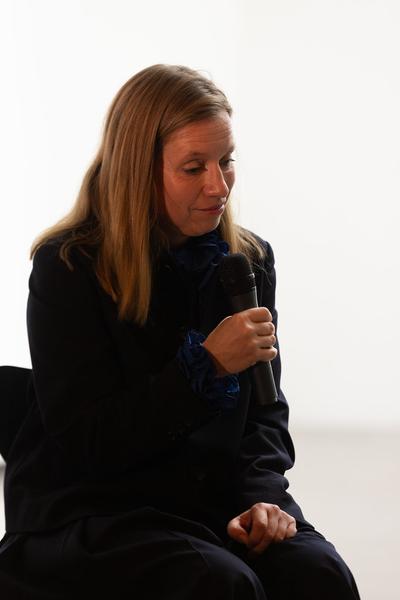 VIENNA ART WEEK: Sophie von Hellermann im Gespräch mit Michelle Cotton (Kunsthalle Wien, 11.11.2025) Foto: eSeL.at - Lorenz Seidler