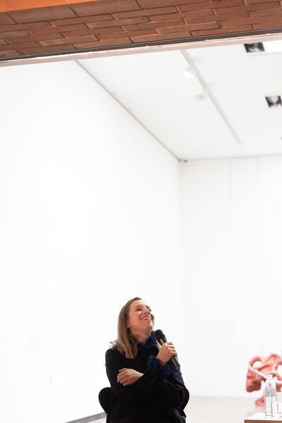 VIENNA ART WEEK: Sophie von Hellermann im Gespräch mit Michelle Cotton (Kunsthalle Wien, 11.11.2025) Foto: eSeL.at - Lorenz Seidler