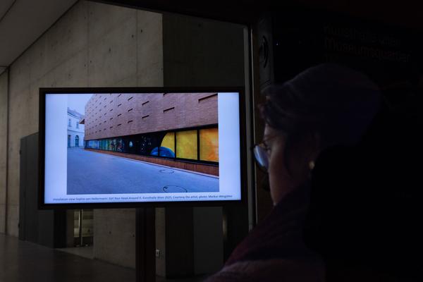 VIENNA ART WEEK: Sophie von Hellermann im Gespräch mit Michelle Cotton (Kunsthalle Wien, 11.11.2025) Foto: eSeL.at - Lorenz Seidler