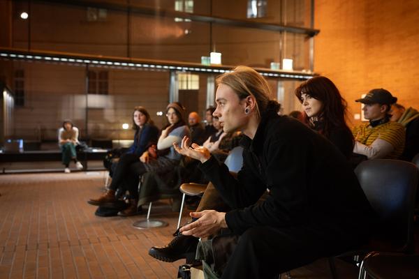 VIENNA ART WEEK: Sophie von Hellermann im Gespräch mit Michelle Cotton (Kunsthalle Wien, 11.11.2025) Foto: eSeL.at - Lorenz Seidler