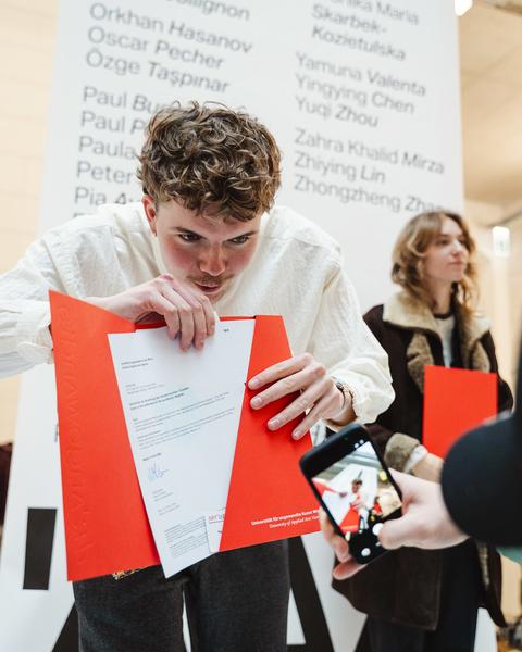 Sponsion und Promotion Wintersemester 2025/26 (Universität für angewandte Kunst Wien, 30.01.2026) Foto: eSeL.at - Robert Puteanu