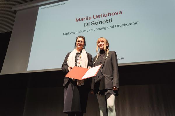 Sponsion und Promotion Wintersemester 2025/26 (Universität für angewandte Kunst Wien, 30.01.2026) Foto: eSeL.at - Robert Puteanu