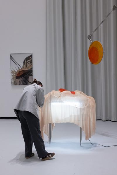 "still (a little life)" - Neven Allgeier, Judith Eisler, Pakui Hardware (The Hall. PART International Art Residency Austria, 7.3.2026) Foto: eSeL.at - Lorenz Seidler