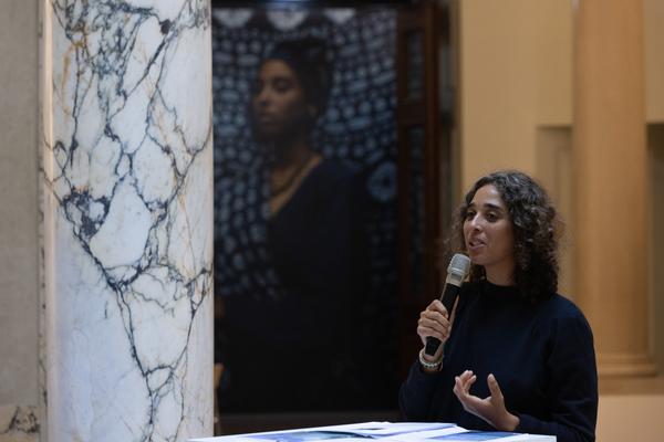 Tabita Rezaire: &quot;Calabash Nebula - Cosmological Tales of Connection&quot; (17.9.2025 - 11.1.2026) Foto: eSeL.at - Lorenz Seidler