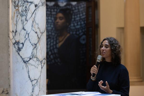 Tabita Rezaire: "Calabash Nebula - Cosmological Tales of Connection" (17.9.2025 - 11.1.2026) Foto: eSeL.at - Lorenz Seidler
