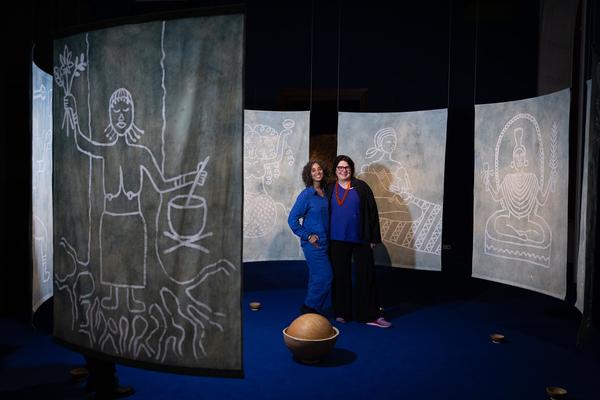Tabita Rezaire: "Calabash Nebula - Cosmological Tales of Connection" (17.9.2025 - 11.1.2026) Foto: eSeL.at - Lorenz Seidler