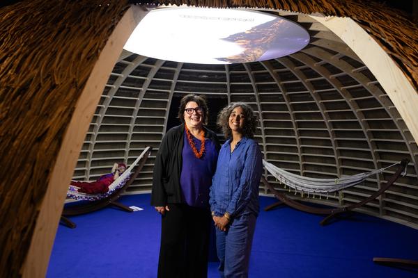 Tabita Rezaire: "Calabash Nebula - Cosmological Tales of Connection" (17.9.2025 - 11.1.2026) Foto: eSeL.at - Lorenz Seidler