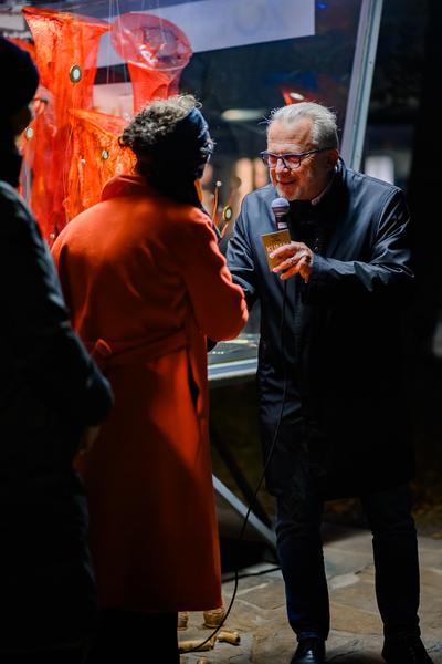 Juliana Herrero &quot;Tautropfen / Gotas de Rocío&quot; (Glaspavillon Bezirksmuseum Brigittenau, 12.11.2025) Foto: eSeL.at - Joanna Pianka