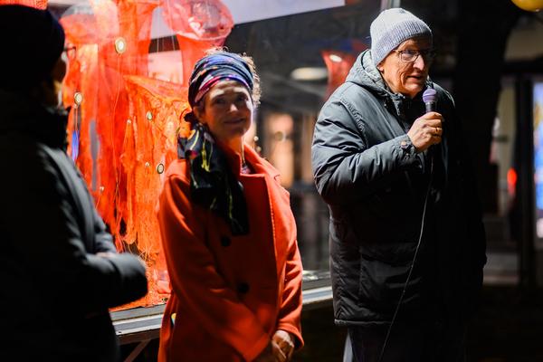 Juliana Herrero &quot;Tautropfen / Gotas de Rocío&quot; (Glaspavillon Bezirksmuseum Brigittenau, 12.11.2025) Foto: eSeL.at - Joanna Pianka