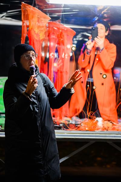 Juliana Herrero &quot;Tautropfen / Gotas de Rocío&quot; (Glaspavillon Bezirksmuseum Brigittenau, 12.11.2025) Foto: eSeL.at - Joanna Pianka