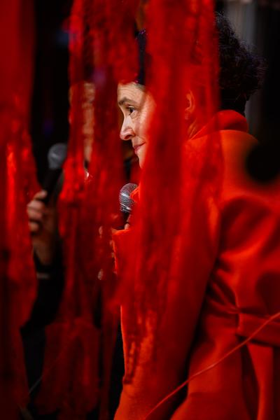 Juliana Herrero &quot;Tautropfen / Gotas de Rocío&quot; (Glaspavillon Bezirksmuseum Brigittenau, 12.11.2025) Foto: eSeL.at - Joanna Pianka