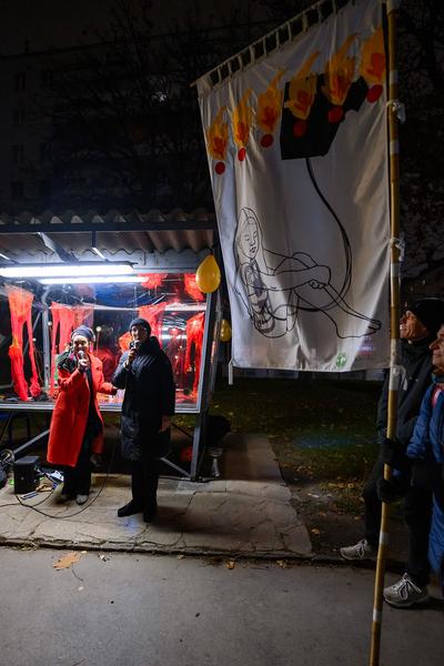Juliana Herrero &quot;Tautropfen / Gotas de Rocío&quot; (Glaspavillon Bezirksmuseum Brigittenau, 12.11.2025) Foto: eSeL.at - Joanna Pianka