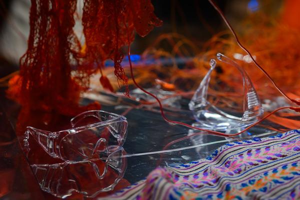 Juliana Herrero &quot;Tautropfen / Gotas de Rocío&quot; (Glaspavillon Bezirksmuseum Brigittenau, 12.11.2025) Foto: eSeL.at - Joanna Pianka