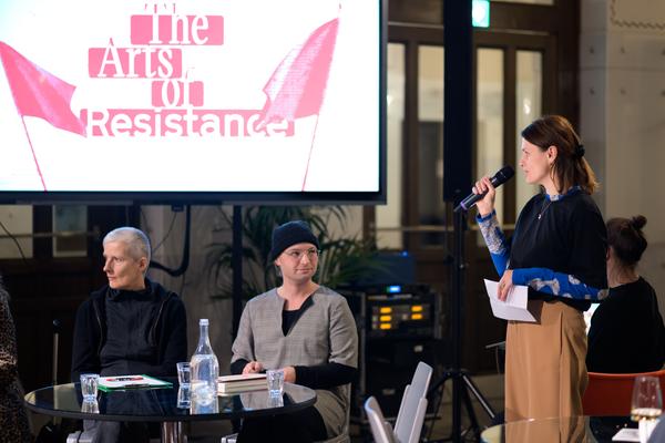 The Arts of Resistance – Buchpräsentation (AIL – Angewandte Interdisciplinary Lab, 27.11.2025) Foto: eSeL.at - Joanna Pianka