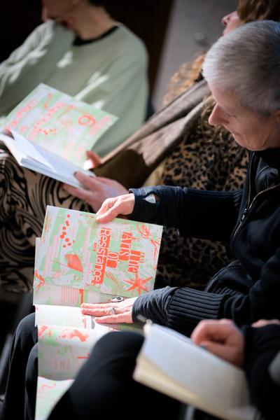 The Arts of Resistance – Buchpräsentation (AIL – Angewandte Interdisciplinary Lab, 27.11.2025) Foto: eSeL.at - Joanna Pianka