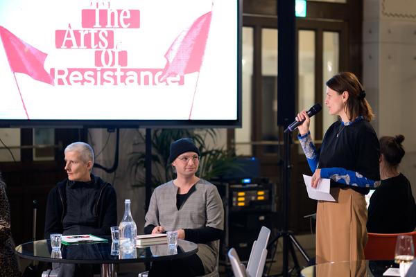The Arts of Resistance – Buchpräsentation (AIL – Angewandte Interdisciplinary Lab, 27.11.2025) Foto: eSeL.at - Joanna Pianka