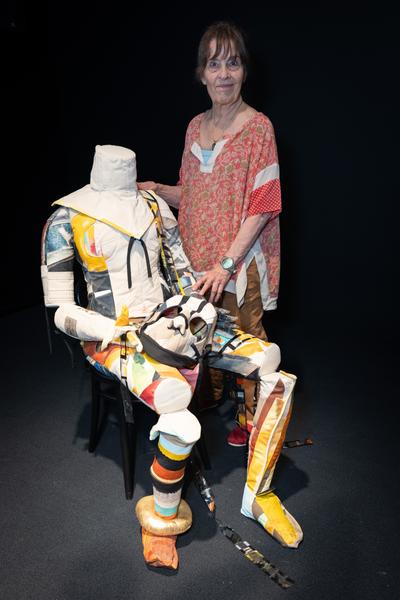 &quot;the set, the double, the stand-in, the prop&quot; - Jann Haworth im Gespräch mit Jo Applin (Österr. Ludwig-Stiftung @ mumok, 4.9.2025) Foto: eSeL.at - Lorenz Seidler