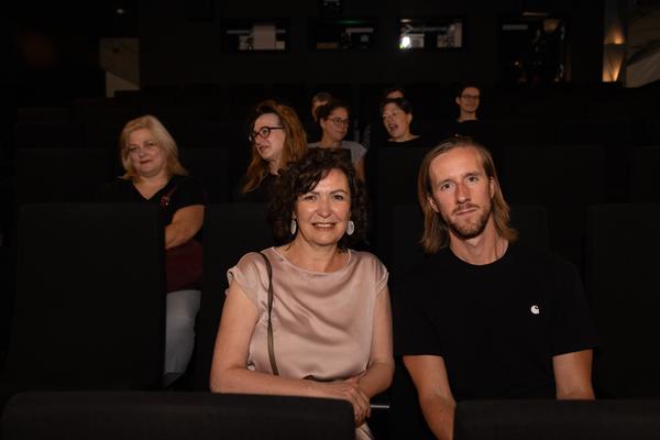&quot;the set, the double, the stand-in, the prop&quot; - Jann Haworth im Gespräch mit Jo Applin (Österr. Ludwig-Stiftung @ mumok, 4.9.2025) Foto: eSeL.at - Lorenz Seidler
